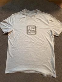 Armani Exchange T-Shirt Bianca Uomo M | Logo A|X