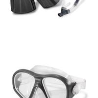 Set maschera, boccaglio e pinne reef rider