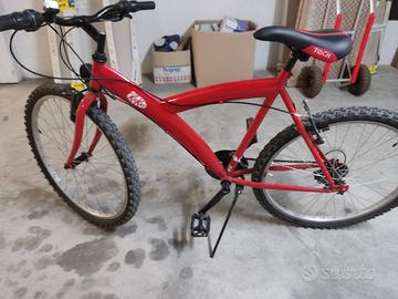 Mtb rossa ragazzo/a