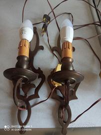 Abatjour in ferro battuto 