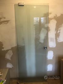 Porta vetro satinato