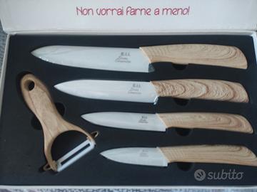 Set di coltelli in ceramica