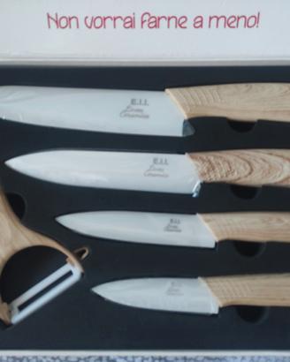 Set di coltelli in ceramica