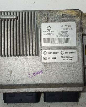 CENTRALINA GPL OPEL Corsa D 5P 1° Serie 616589000