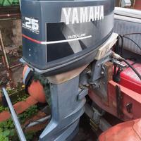 Motore Yamaha 25CV + carrello gommone + accessori