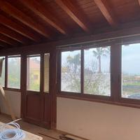 Tettoia 7x4,5 compresi infissi