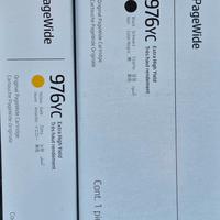 hp pagewide  976yc inchiostro nero  e giallo