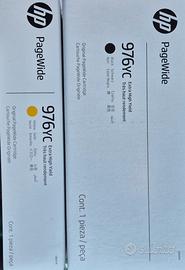 hp pagewide  976yc inchiostro nero  e giallo