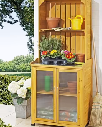 Armadietto da esterno in legno armadio credenza
