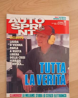 Autosprint 1992 Niki Lauda - Gruppo C - Fittipaldi