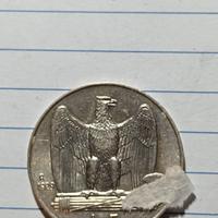 5  lire argento aquilino 1929 spl