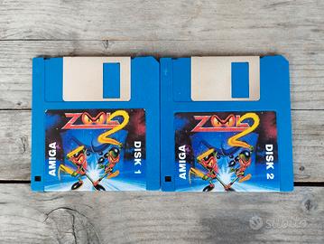 2 Floppy Disk Commodore Amiga Zool 2 Ninja 