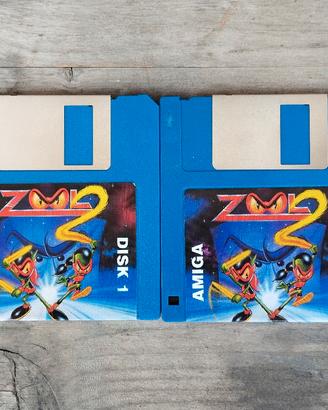 2 Floppy Disk Commodore Amiga Zool 2 Ninja 