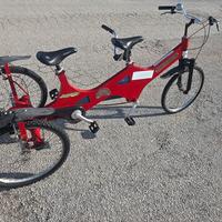 Bicicletta tandem 2 posti