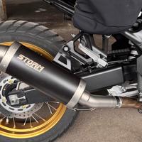 Scarico Storm Mivv Inox Nero Honda XL750 TRANSALP