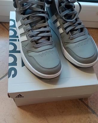 Scarpe adidas Hoops 3.0 mid k grigio tg 36 1/2 