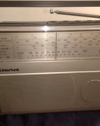 Radio originale, oggetto Vintage da museo