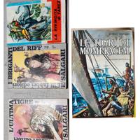 Emilio Salgari 4 libri LE TIGRI DI MOMPRACEM +3
