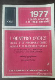 I Quattro Codici - S. Vasta - La Tribuna - 1977