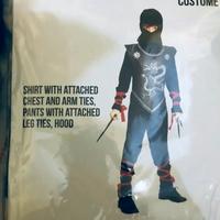 Costume carnevale guerriero ninja
