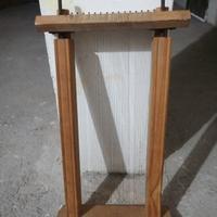 Antico pastaio in legno per spaghetti  