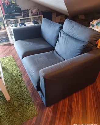 Divano Ikea 2 posti blu