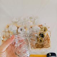 Vasetti per conserve misti + cestino