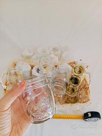 Vasetti per conserve misti + cestino