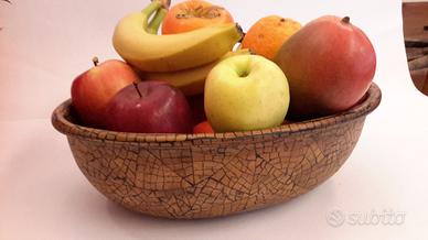 Ciotole ovali in CORALLO porta frutta o pane