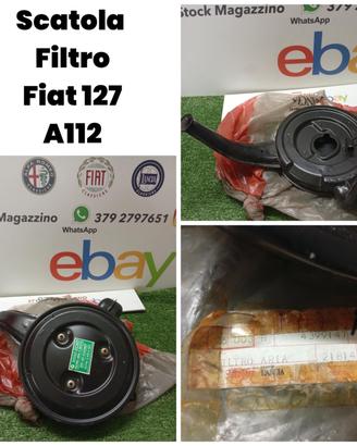 Scatole filtro originali Fiat 127 128 a112 nuove