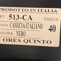 Camicia Ores Quinto tg 40 Nero