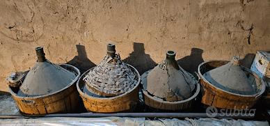 Damigiane vino Anni 80