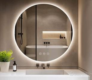 Specchio led 50cm diametro nuovo