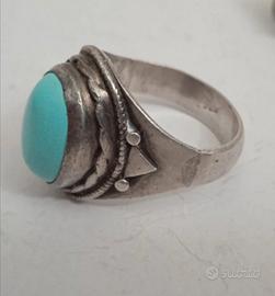 Anello Argento 925 Pasta Turchese