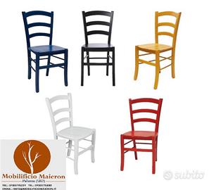 Sedie Ristorante Colorate Legno cd8011