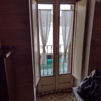 balcone di legno douglas smaltato bianco