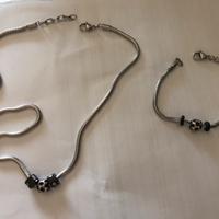 Collana e braccialetto Sector