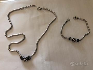 Collana e braccialetto Sector
