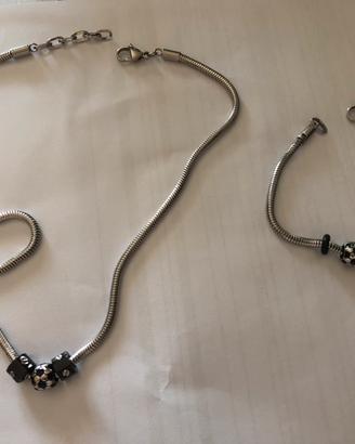 Collana e braccialetto Sector