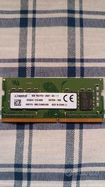 RAM 8GB DDR4 2400 MHZ SODIMM KINGSTON