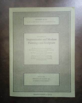 9 Cataloghi Sotheby & co anni 70