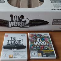 Wii dj Hero e Wii dj Hero 2 più omaggio 