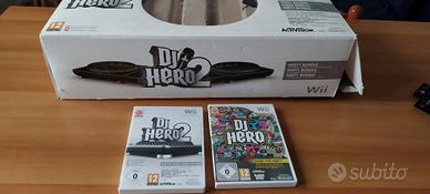 Wii dj Hero e Wii dj Hero 2 più omaggio 