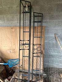 Fioriera in ferro battuto da esterno