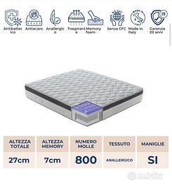 Materasso una piazza e mezza