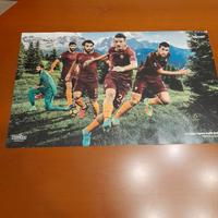 Poster sulla campagna estiva della Roma Calcio2017