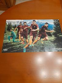Poster sulla campagna estiva della Roma Calcio2017