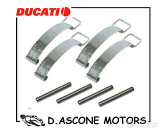 kit 4 Fascette Ducati per airbox completi di perni