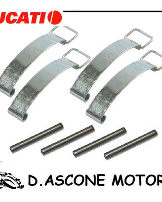 kit 4 Fascette Ducati per airbox completi di perni