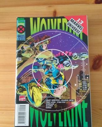 Volverine fumetto Marvel giugno 1996 numero 77